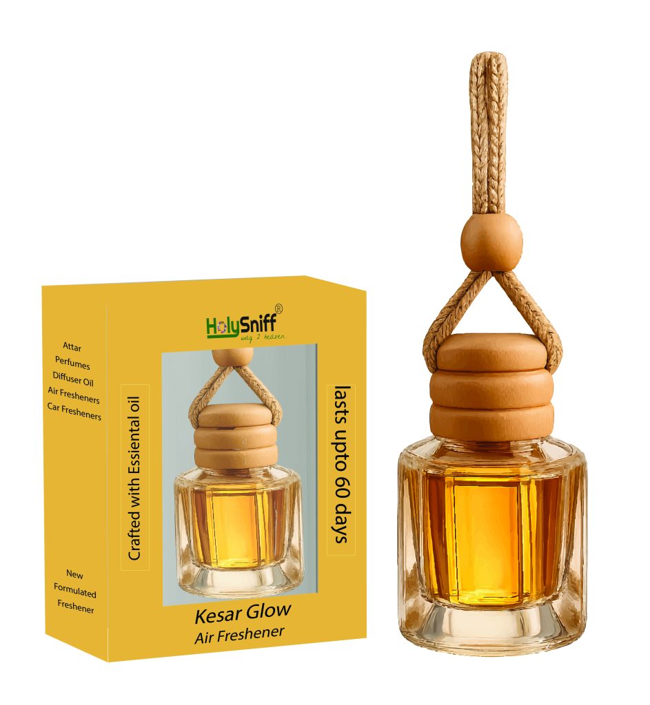 Kesar Glow Hanging car Perfume (10 ml)